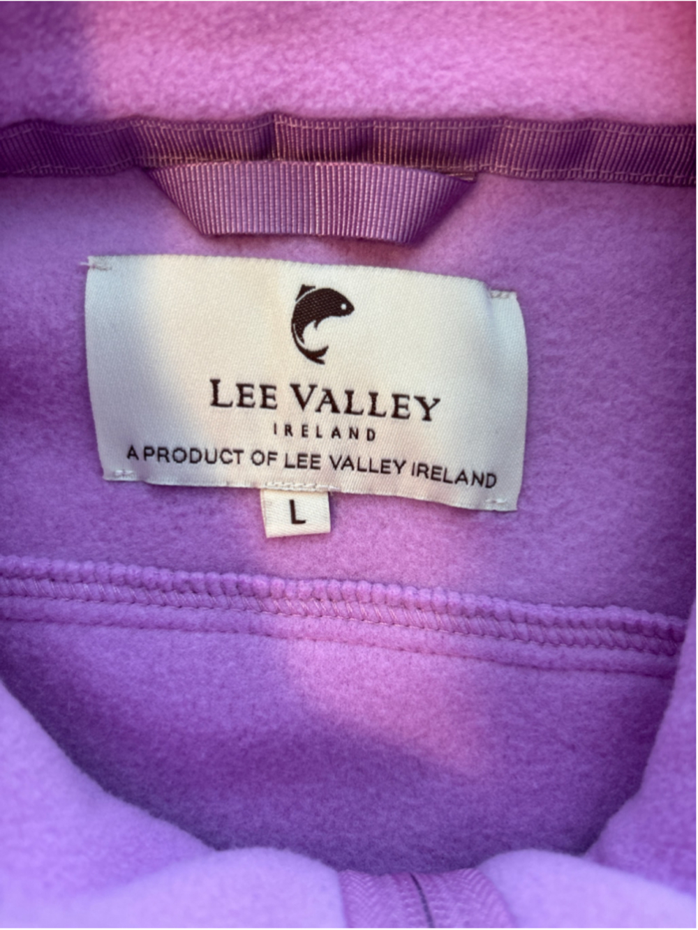 Lee Valley Of Ireland Fleece Vest Womens Size L Pink Purple Outdoor Gorpcore - Picture 5 of 11